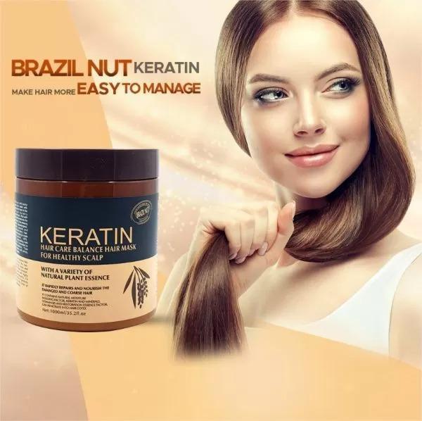 Keratin Hair Care Mask – Restore, Strengthen & Shine! ✨💆‍♀️